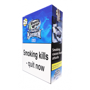 Blunt Wrap Double Platinum Blunts Blue 25 